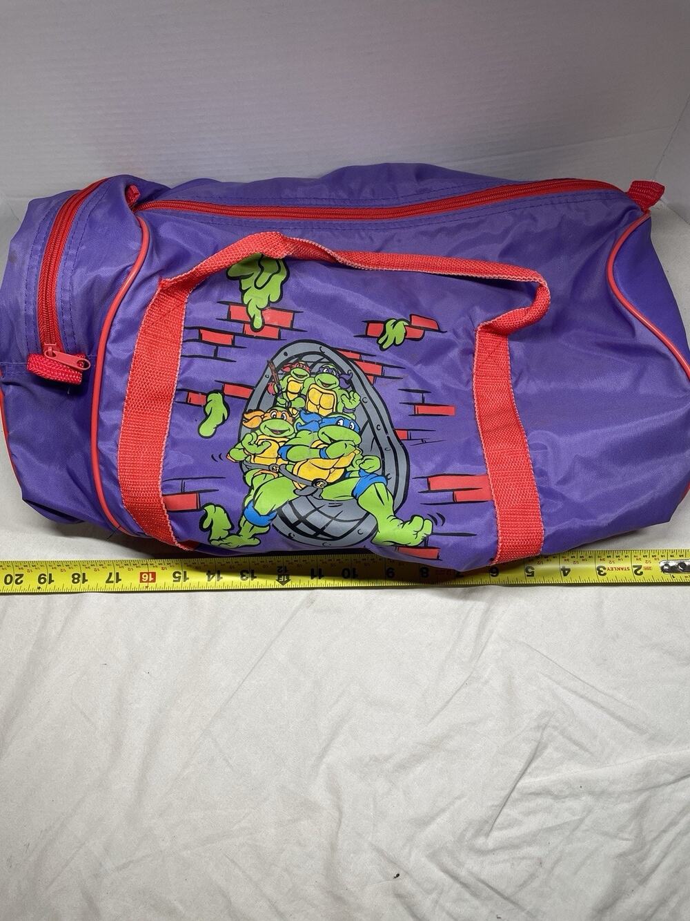 Vintage 1990s TMNT Duffle Bag